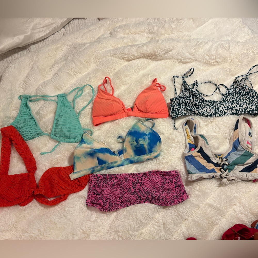 Colorful Bikini Top Collection- Not $100 read description